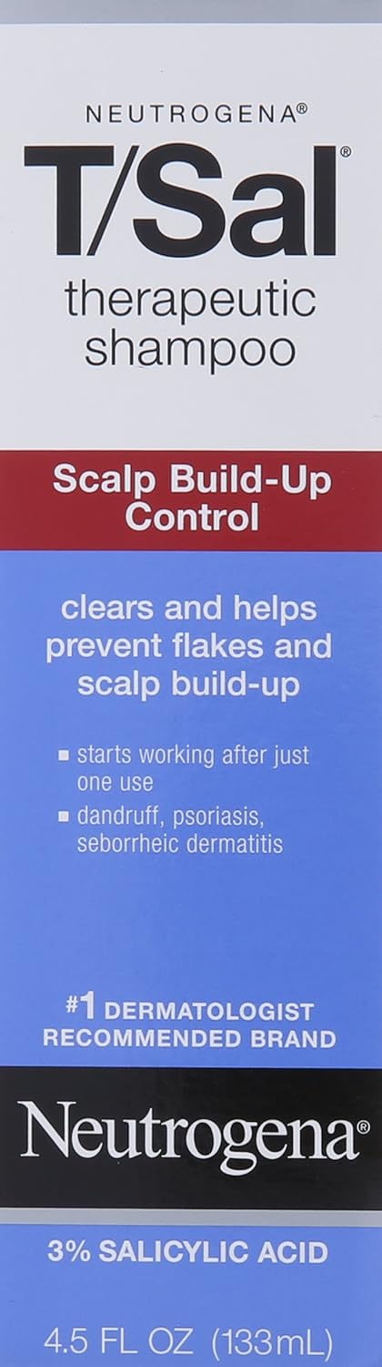 Neutrogena T/Sal Therapeutic Shampoo, Scalp Build-Up Control 4.5 oz, 130 fl oz - Image 2
