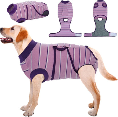Kuoser Dog Surgery Recovery Suit, Soft Breathable Dog Recovery Suit for Female Spay Male Nueuter, Anti Licking Puppy Onesie Pet Surgical Suit for Dogs Abdominal Wounds Skin Disease, Dinosaur XL - Image 15