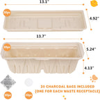 Viotiin waste trays compatible with Nature's Miracle and Littermaid