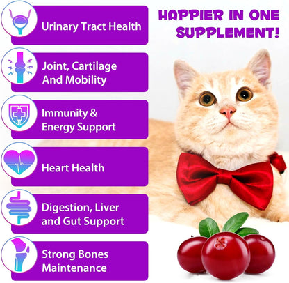 Uocasi 15-in-1 cat supplement packaging showcasing the USA imported authentic product seal.