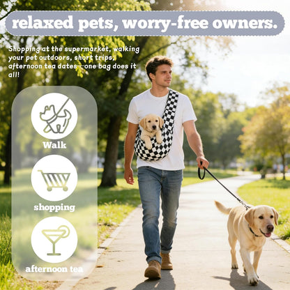 Breathable fabric texture of the pet sling carrier