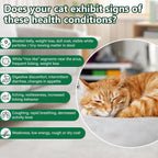 LuxeVib cat deworming liquid oral drop application style showing high quality ingredients list