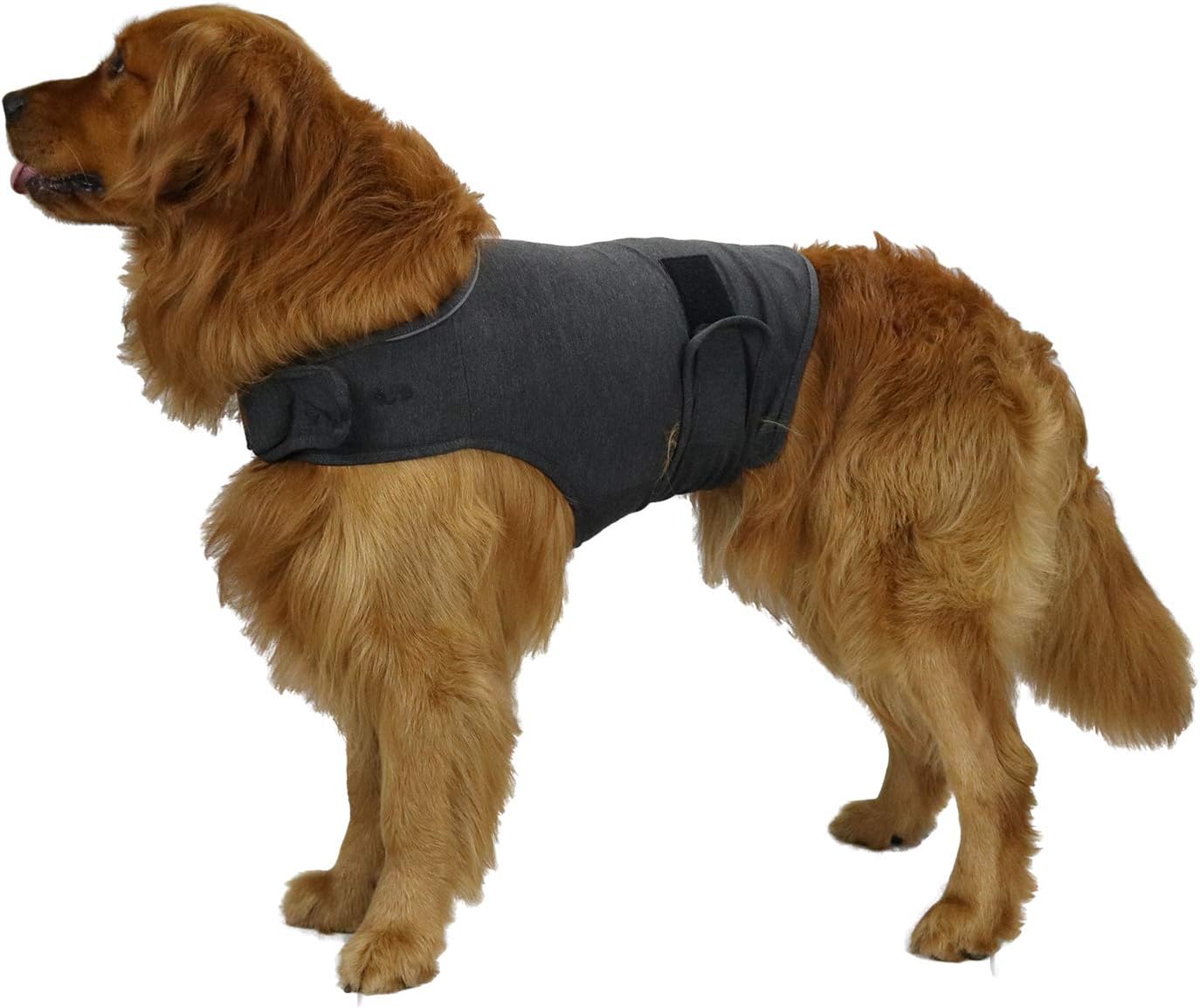 Comfort Dog Anxiety Relief Coat, Dog Anxiety Calming Vest Wrap for Thunderstorm,Travel,4th of July Fireworks,Vet Visits,Separation Anxiety Relief for Dogs (S, Rose) - Image 10