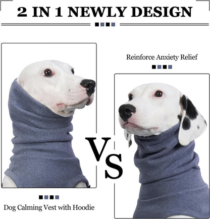 Side view of ROZKITCH dog anxiety jacket for travel and vet visits