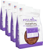 Back of Full Moon pork jerky packaging with nutritional information