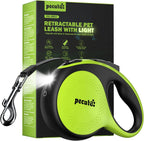Retractable Dog Leash with Light, 16.4 ft Retractable Pet Leash with Anti-Slip Soft Grip, 360 degrees Tangle-Free, One-Button Control, Reflective Leashes for Small Medium Dog Up to 66 lbs - Image 11