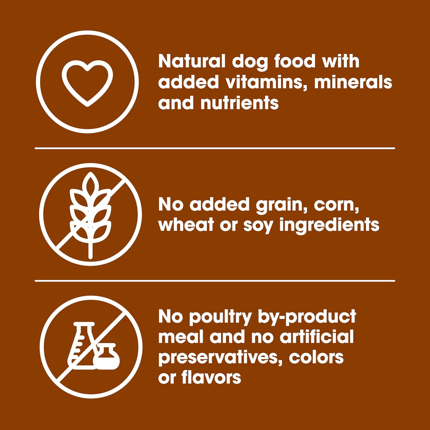 Nature's Recipe real chicken first ingredient wet dog food packaging details.