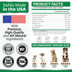 Authentic Yuma's hemp calming chews for barking and thunderstorm stress care.