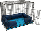 Happy Howls Dog Crate Bumper - Dog Cage- Waterproof 1100D Fabric - with Reinforced Ties & Durable Zippers - Fits Front or Side Door Puppy Kennels - Removable Cover (Black, 42.0" L x 28.0" W) - Image 10