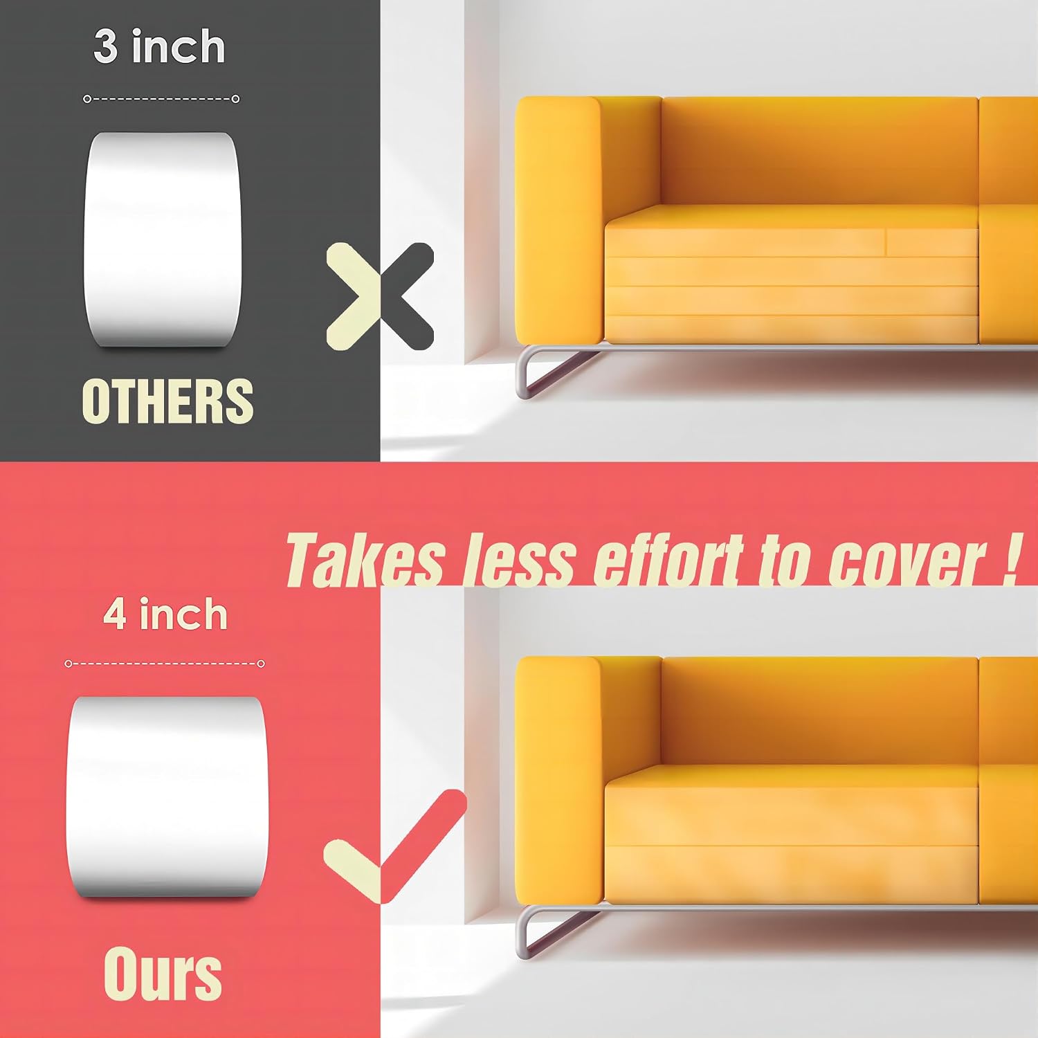 Safe non-toxic cat training tape for living room protection