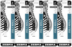 Zebra Pen Steel, F-Refill Ballpoint Ink Refills, 0.7mm Fine Point, Black Ink, Fits Zebra F-301, F-402, and F-701 Ballpoint Pens, Smooth Writing Performance, 2-Pack (85512) - Image 10