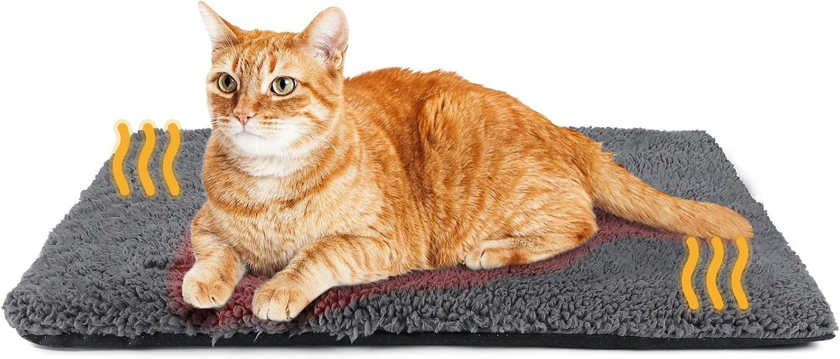 Self Warming Cat Bed Self Heating Cat Dog Mat 24 x 18 inch Extra Warm Thermal Pet Pad for Indoor Outdoor Pets with Removable Cover Non-Slip Bottom Washable Non Electric - Image 14