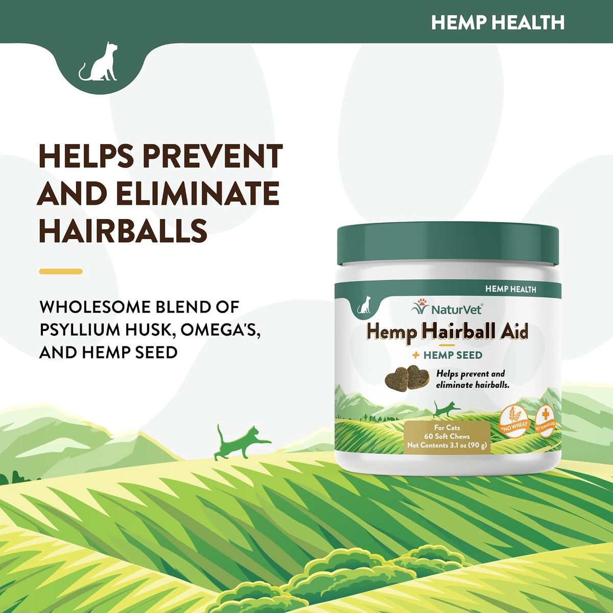 NaturVet hairball aid soft chews texture close up
