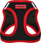 Best Pet Supplies - All Weather Mesh / Plush, Reflective, No Pull Harness for Small, Medium Dogs, Cats - Secure with Hook & Loop Fastener, Buckle, Double D-Rings - Black/Black Trim, S - Image 14