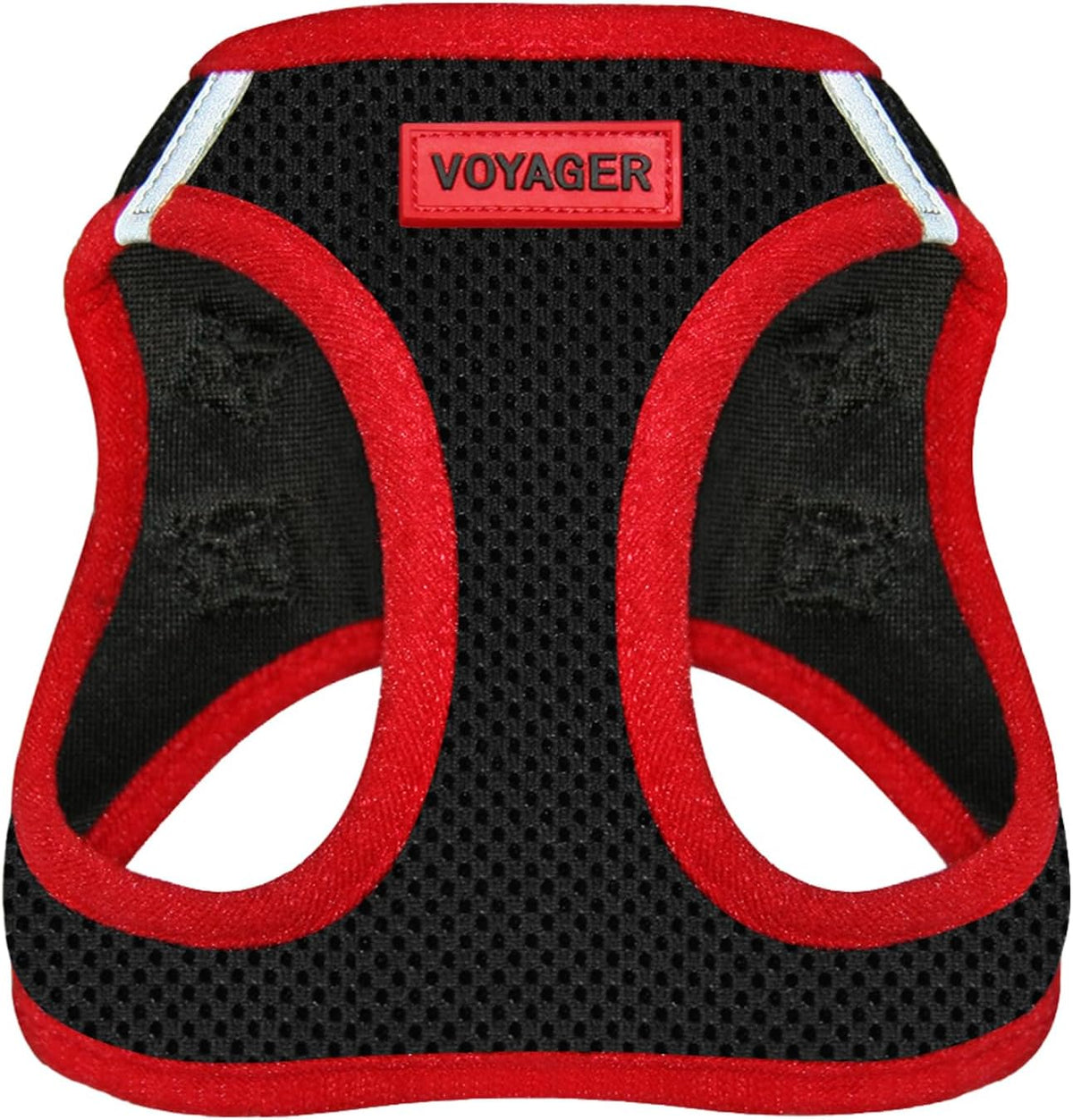 Best Pet Supplies - All Weather Mesh / Plush, Reflective, No Pull Harness for Small, Medium Dogs, Cats - Secure with Hook & Loop Fastener, Buckle, Double D-Rings - Black/Black Trim, S - Image 14