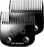 2PCS 7FC Blades Dog Grooming Blades Compatible with Andis Dog Clippers Blades,Dog Clipper Blades Compatible with Oster A5,Wahl km10 Dog Clippers for Animal Dog Cat Horse - Image 13