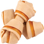 SmartBones healthy dental treats mini sweet potato formulation top angle view
