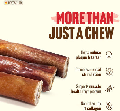 Natural Farm high protein beef stick chews for canine plaque and tartar removal