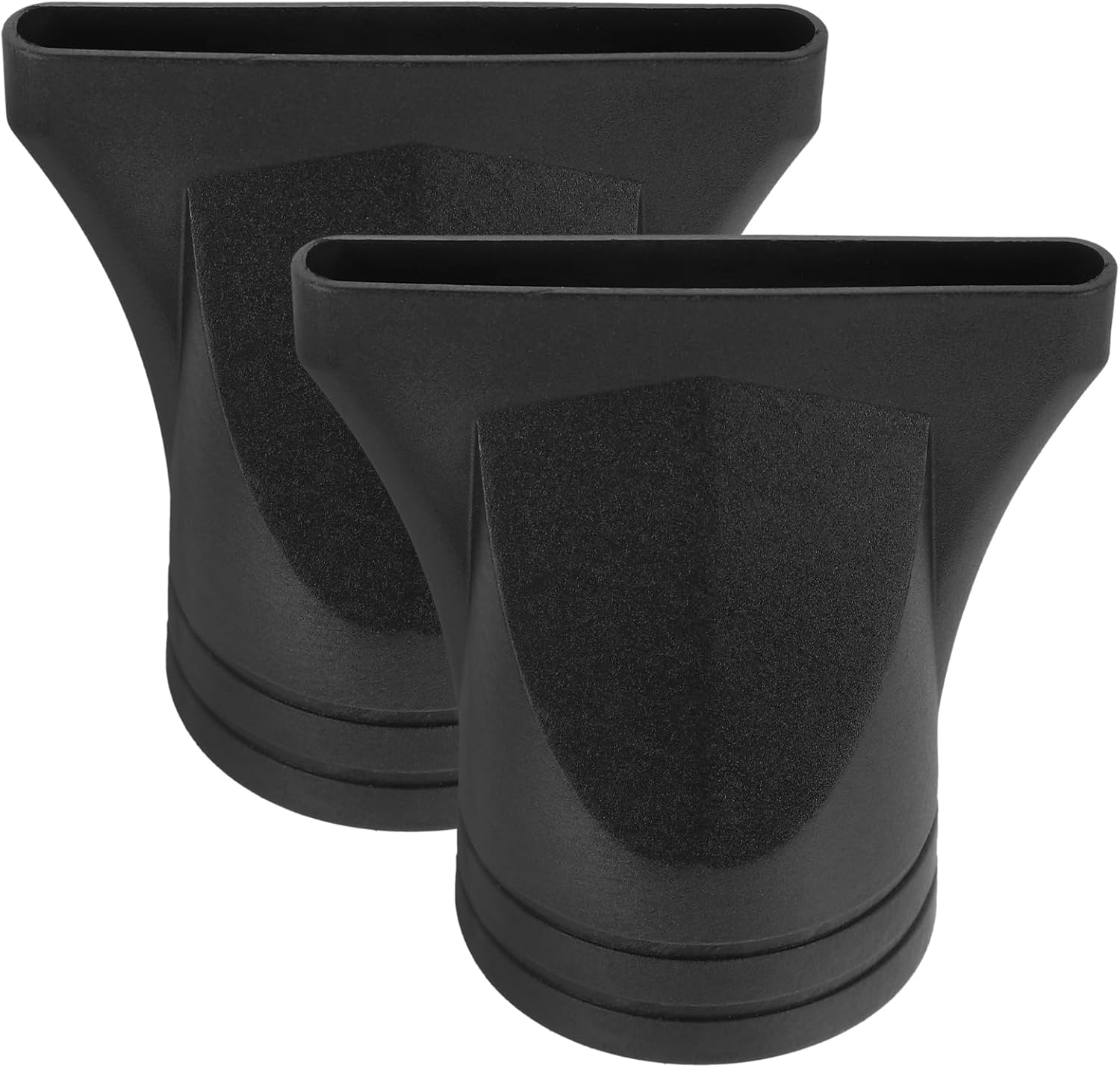Honmeet universal hair dryer nozzle attachment 2 pack front view on a white background
