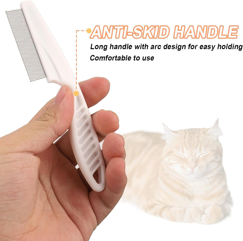 Brillirare grooming comb set for dogs and cats on white background