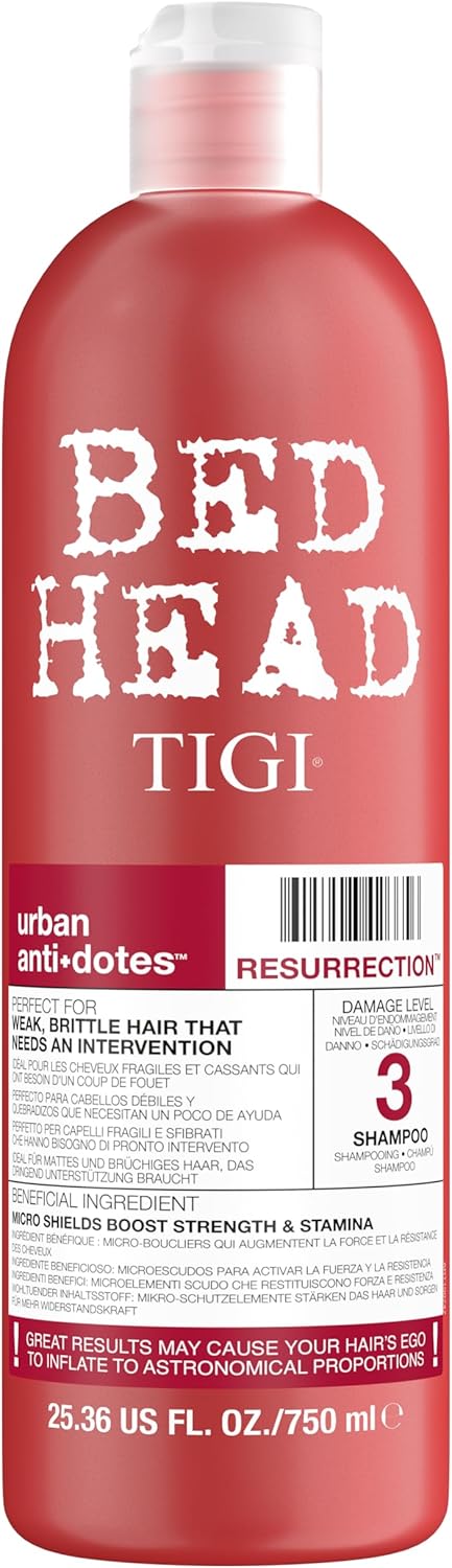 Authentic USA imported TIGI Bed Head Resurrection large size salon bottles for intensive hair moisture treatment