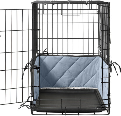 View showing durable ties attached to metal crate bars