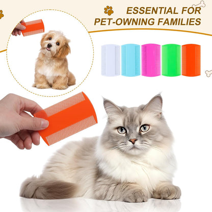 Cat and dog grooming tool set in five colors