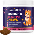 Ohiwgn PrimalCat Immune and Eye Support Chews front view for cat wellness supplement online