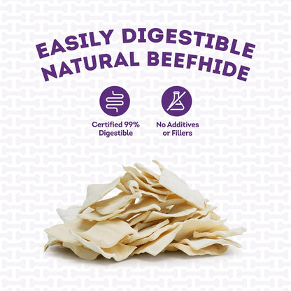 Pet Factory all natural American beefhide 2 Pack dog treats