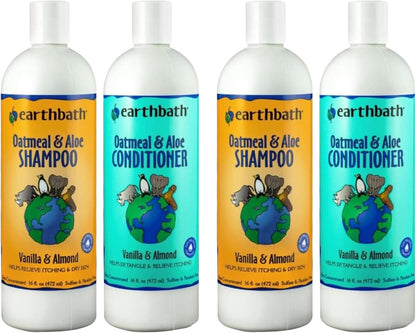 Earthbath 16 fluid ounce shampoo and conditioner duo set