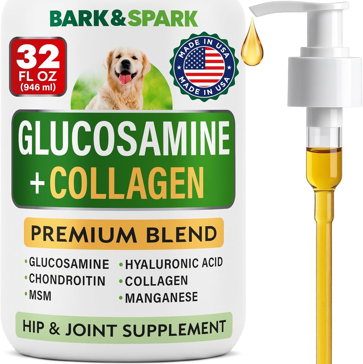 BARK&SPARK Glucosamine Chondroitin Dog Hip & Joint Supplement - Joint Pain Relief - Hip & Joint Chews - Joint Support Large Small Breed - Senior Doggie Vitamin Pill Joint Health - Image 10