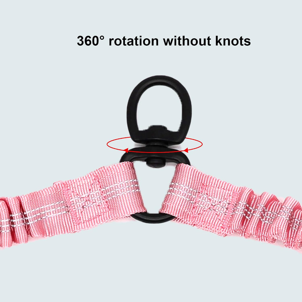 Reflective stitching detail on the BAOBOTE dual dog walking accessory