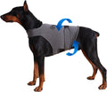 Harbyel dog anxiety vest front view for calming pet stress