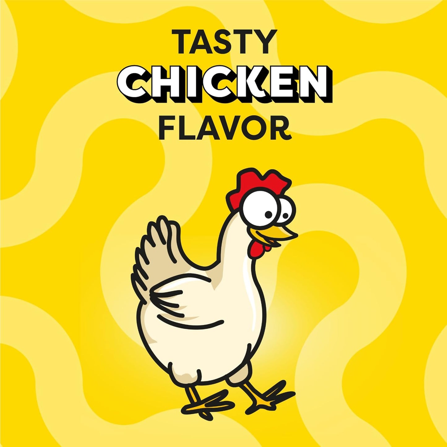 USA sourced Temptations soft chicken flavored cat treats.