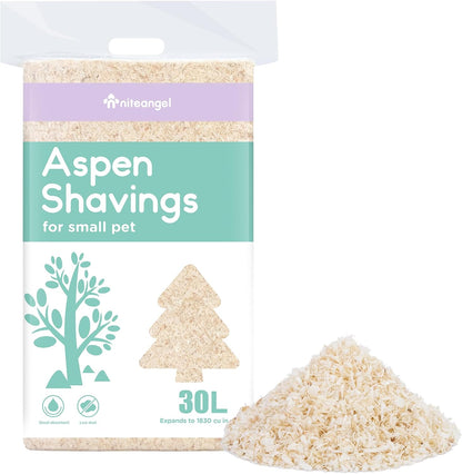 Niteangel natural aspen bedding for sensitive respiratory tracts