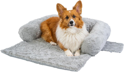 Cozy 30 by 40 inches luxury shag pet blanket for puppy calming comfort