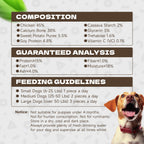 High-protein chicken jerky wrapped around calcium core detail view