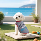 Colorful comfortable pet outfits for puppy summer heatwave protection