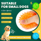 Close up of sawtooth texture on Puptily dog balls