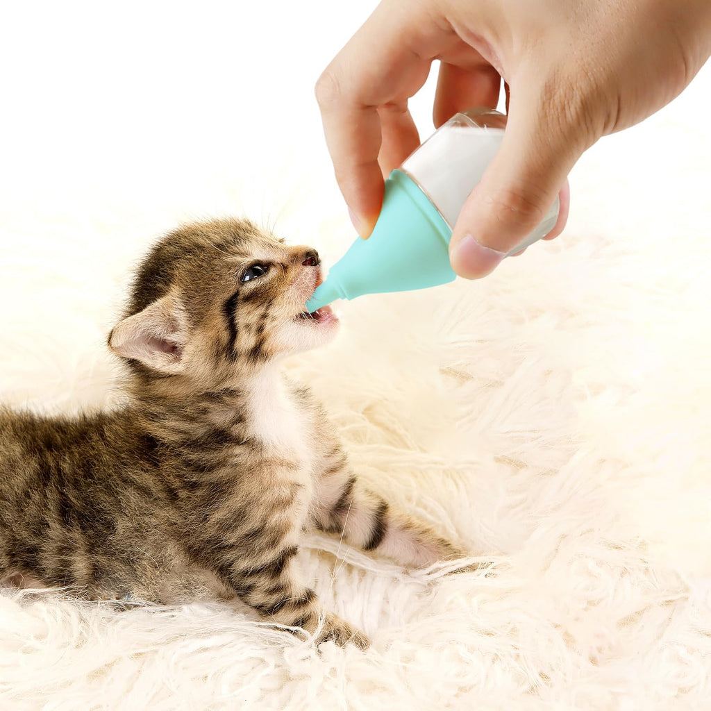 Elevonix biomimetic cat milk bottle set showcasing the durable polycarbonate body structure.