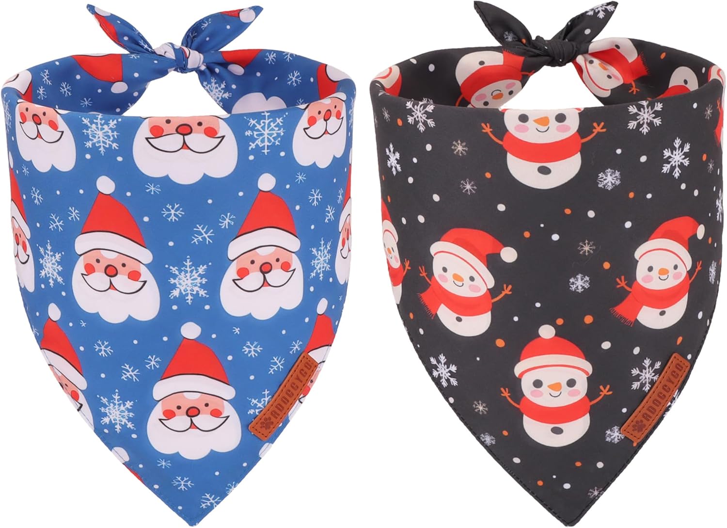 ADOGGYGO American Flag Dog Bandana, Reversible Red Blue Flag Star Pet Scarf, Patriotic 4th of July Bandanas for Extra Large Dogs (X-Large) - Image 14