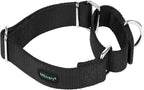 Mikivery Martingale Dog Collar Nylon Adjustable and Safety Training Colourful Comfortable Metal Buckle Pet Collars for Small Medium and Large Dogs(Haze,M) - Image 12