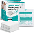 General Medi sterile gauze sponges box front view showcasing authentic USA imported packaging