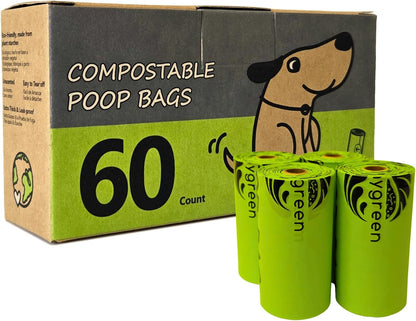 Certified Compostable Dog Poop Bag Rolls, Landfill friendly Doggie Poop Bags, Vegetable-Based, ASTM D6400, Unscented, Extra Thick, Leak Proof, Size 9 x 13 Inches, Refills 240 Counts - Image 10