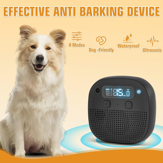 Tetra anti-barking device showing remote control range