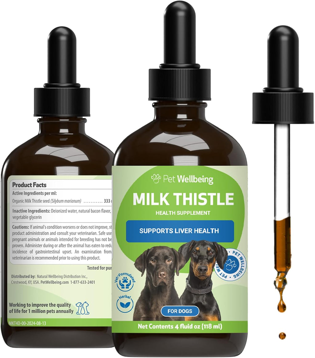 Pet Wellbeing Milk Thistle for Dogs - Organic Milk Thistle, Supports Healthy Liver Function & Detoxification - NASC Certified & Vet-Formulated - 2 oz Liquid - Image 10