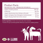 Fera Pet Organics bladder support powder scoop and texture