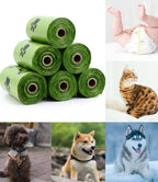 Bulk supply packaging of twenty seven green refill rolls for pet waste management