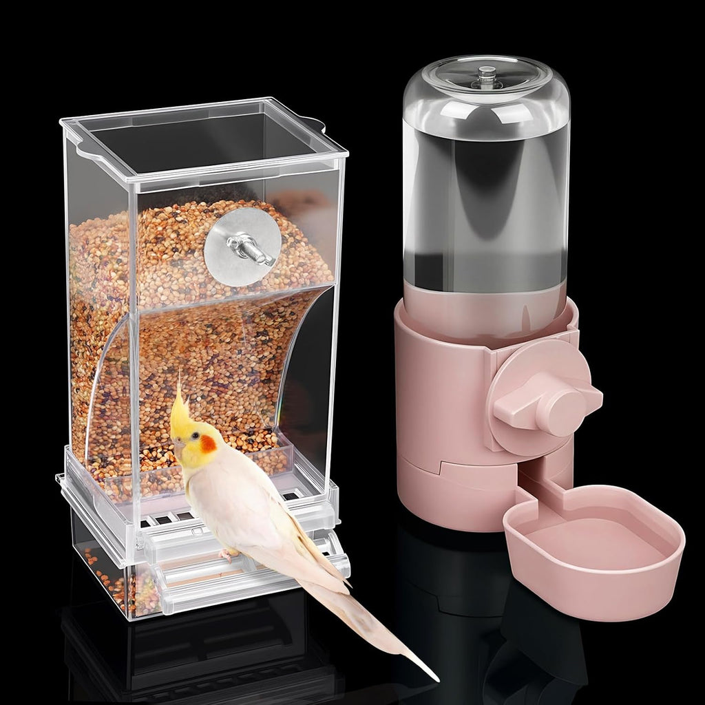 lemtrflo no mess bird feeder set packaging and components layout.