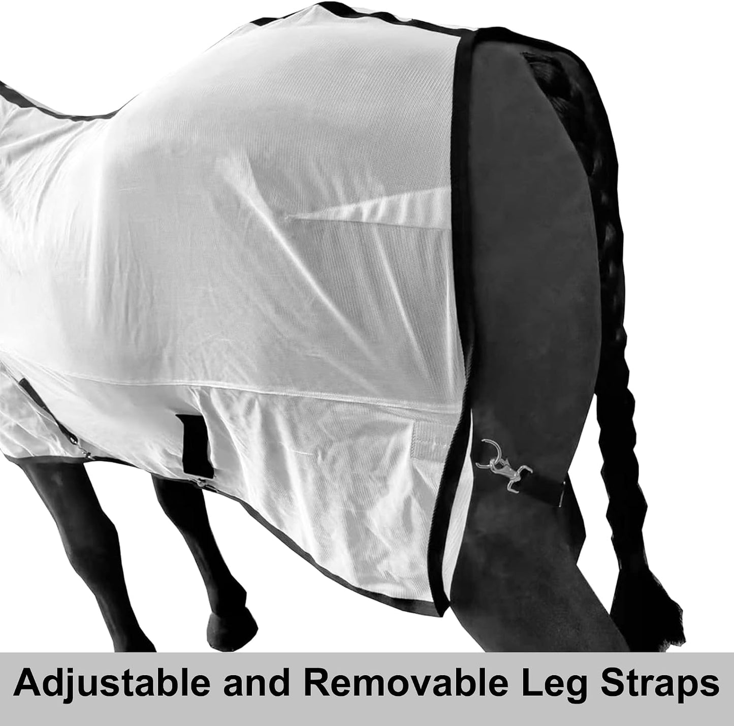 Tarfepa 72 inch white mesh horse fly sheet
